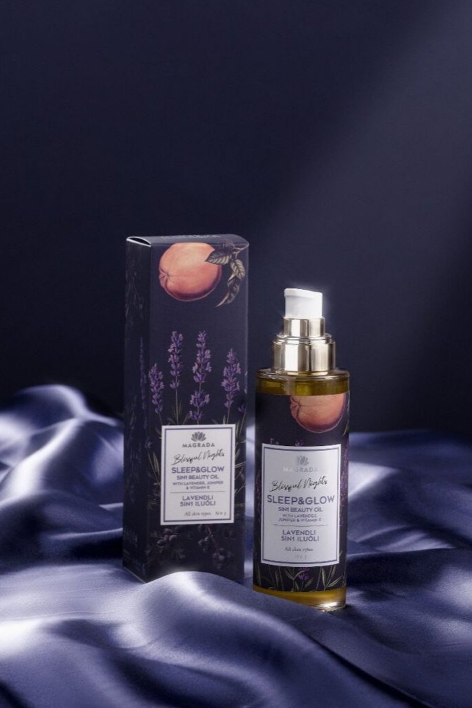 Levandų kūno aliejus su vitaminu E - 200 ml