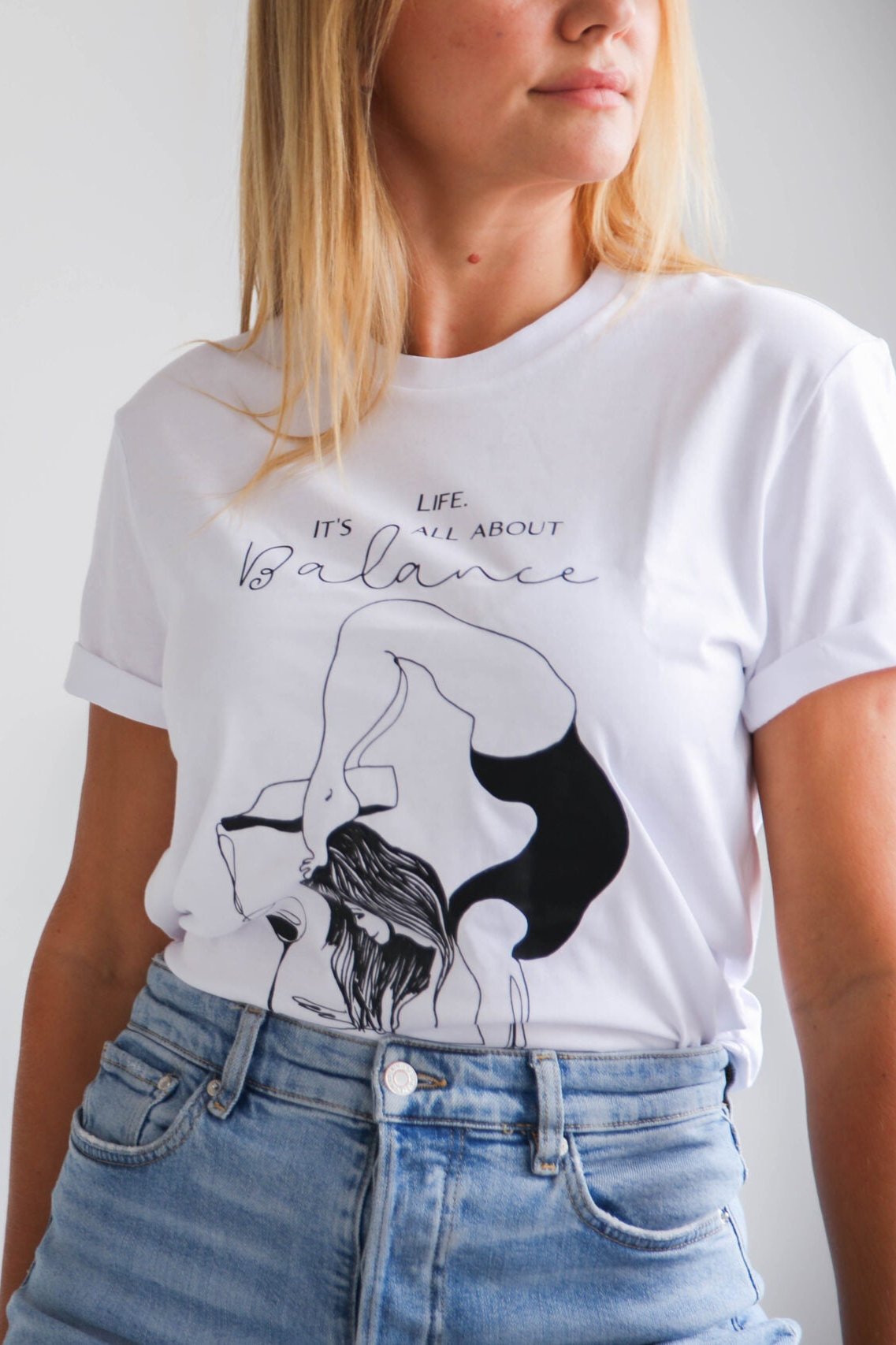 Moteriški marškinėliai | It's All About Balance