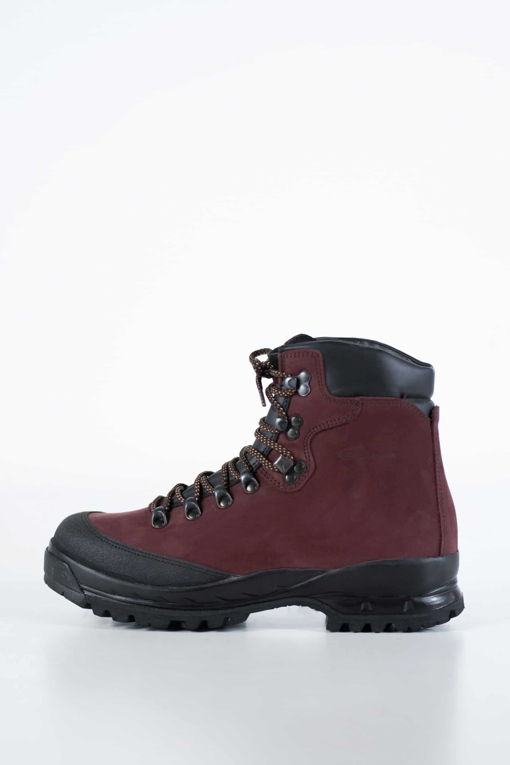 553P Burgundy Hiking Boots