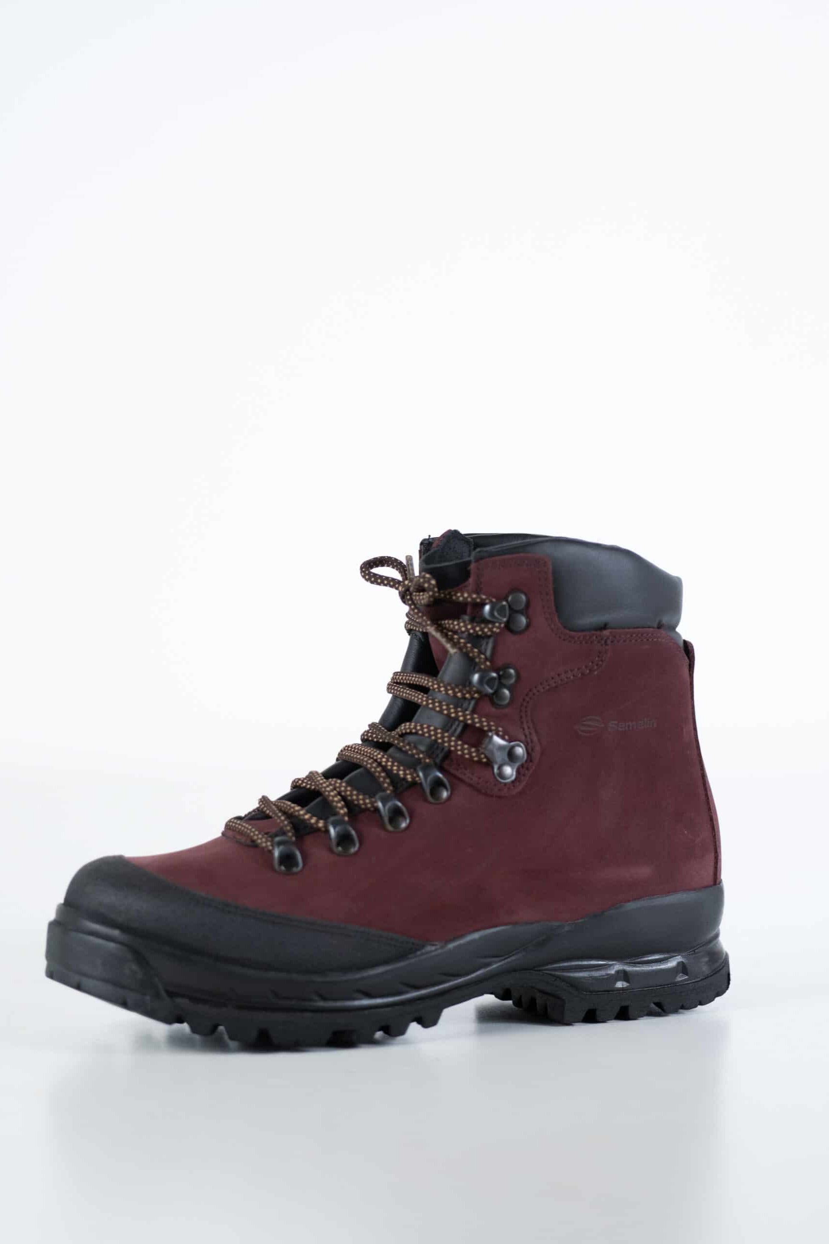 553P Burgundy Hiking Boots