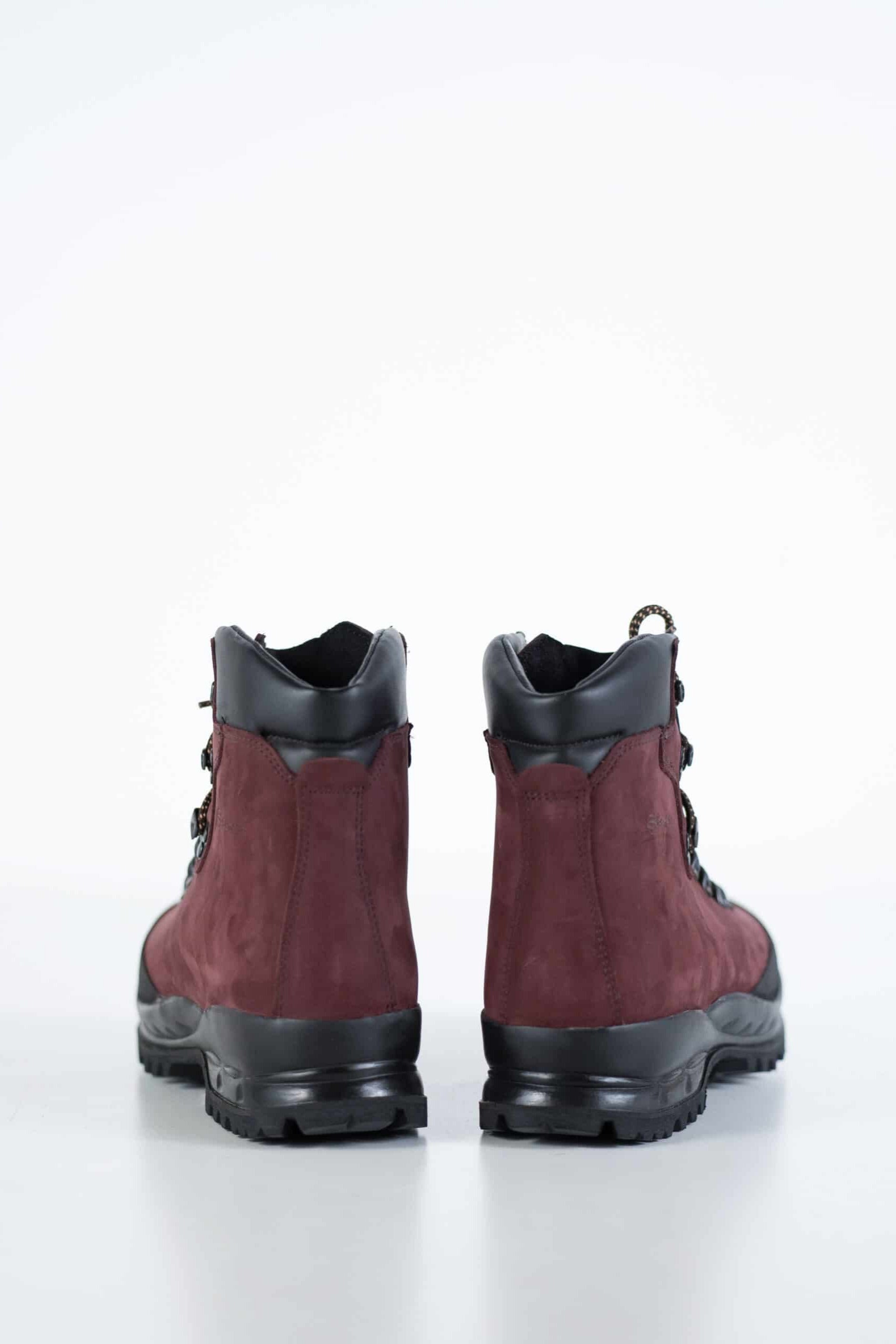 553P Burgundy Hiking Boots