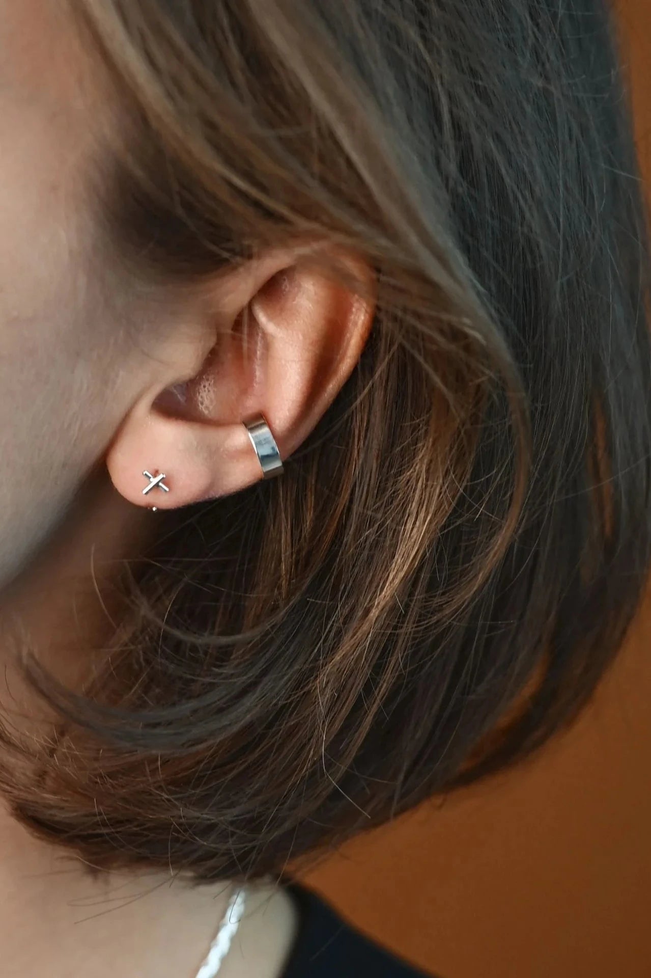 Auskaras | Flat Ear Cuff, 1vnt