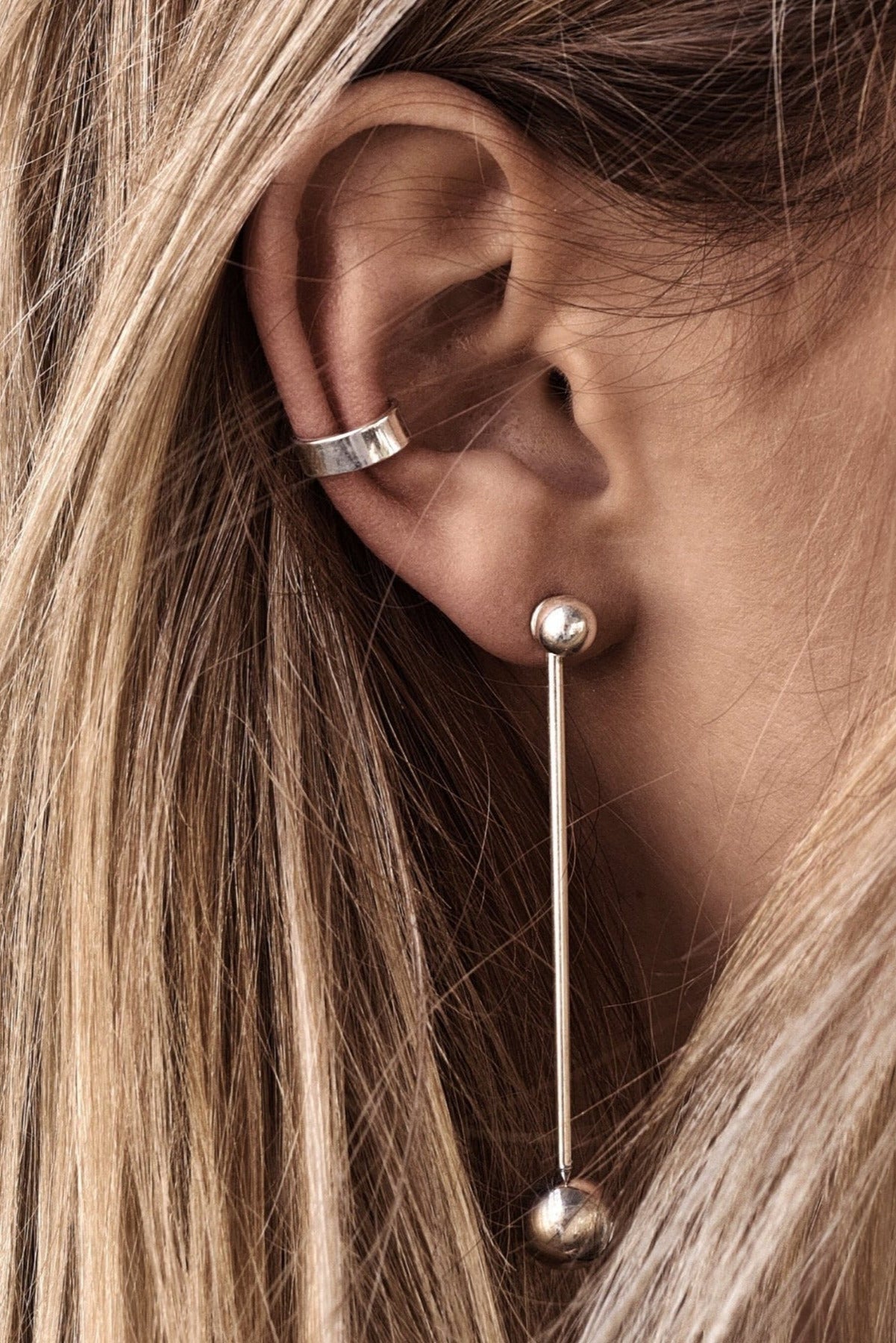 Auskaras | Flat Ear Cuff, 1vnt