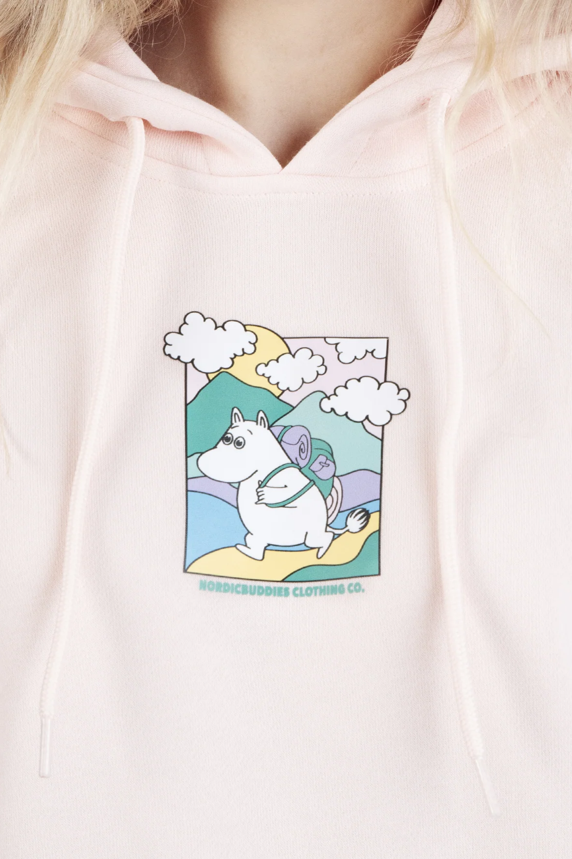 Unisex džemperis su gobtuvu | Moomintroll's Adventure