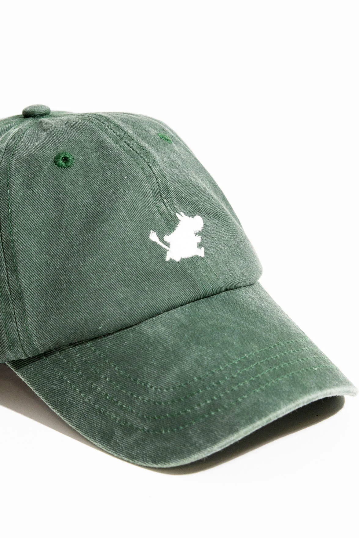 Skalbto džinsinio audinio unisex kepurė | Moomintroll Adult Cap