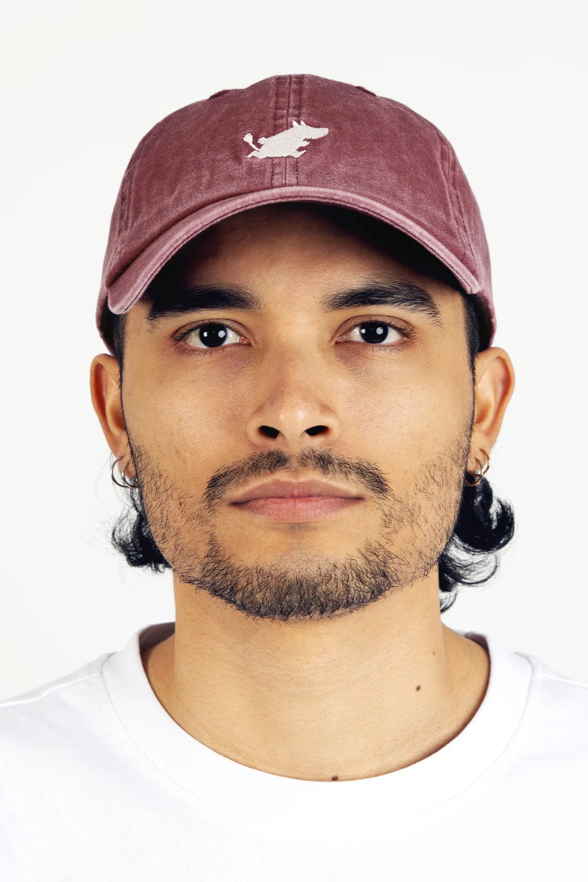 Skalbto džinsinio audinio unisex kepurė | Moomintroll Adult Cap