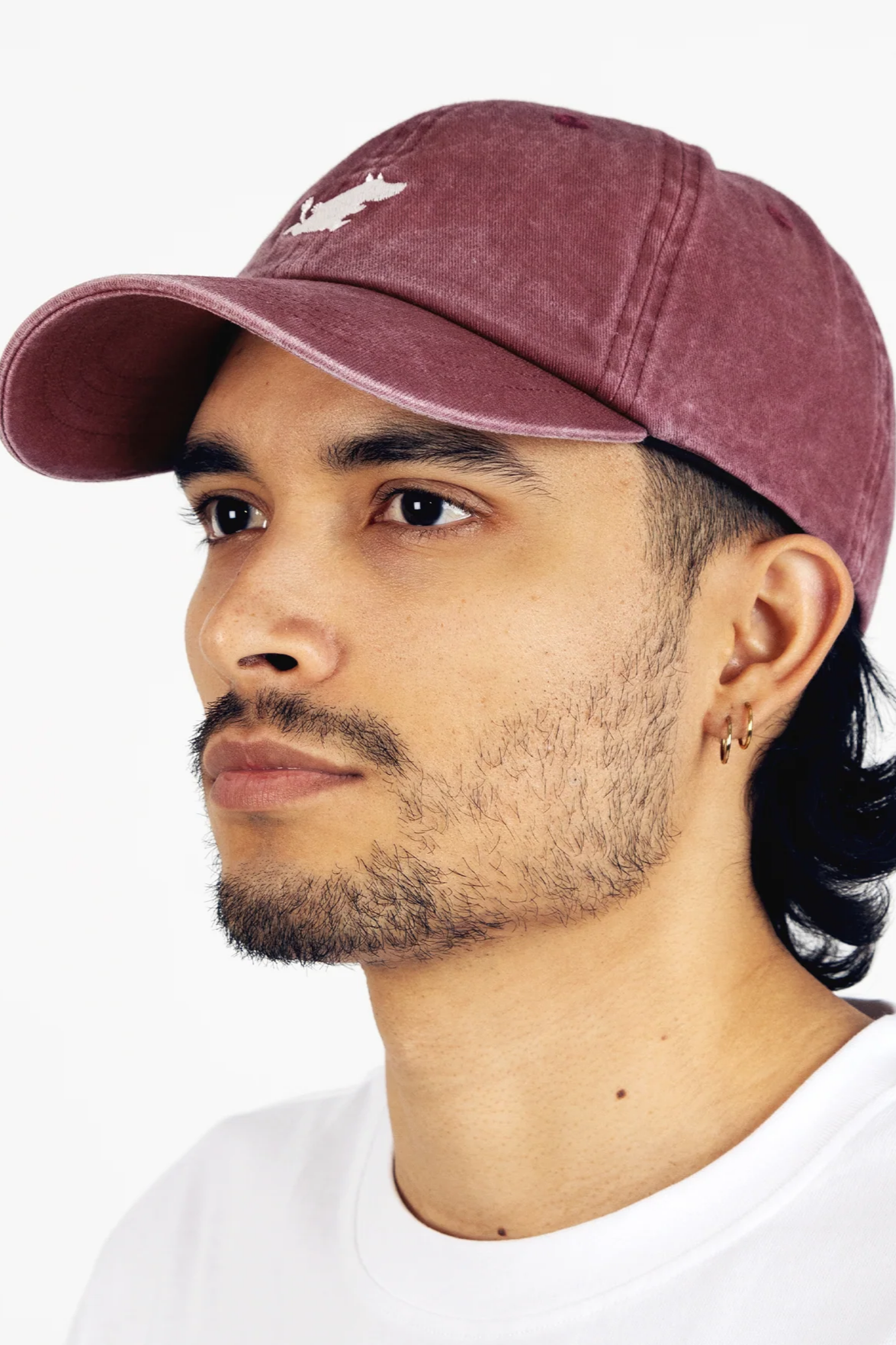 Skalbto džinsinio audinio unisex kepurė | Moomintroll Adult Cap