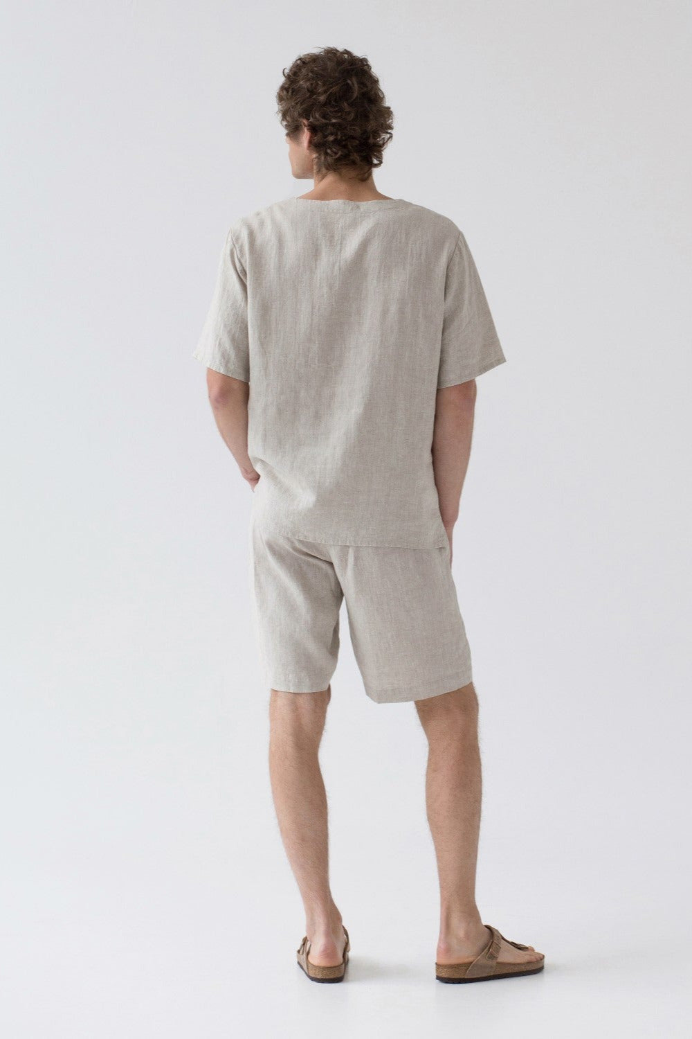 Linen Fern Pyjama Set - Melange