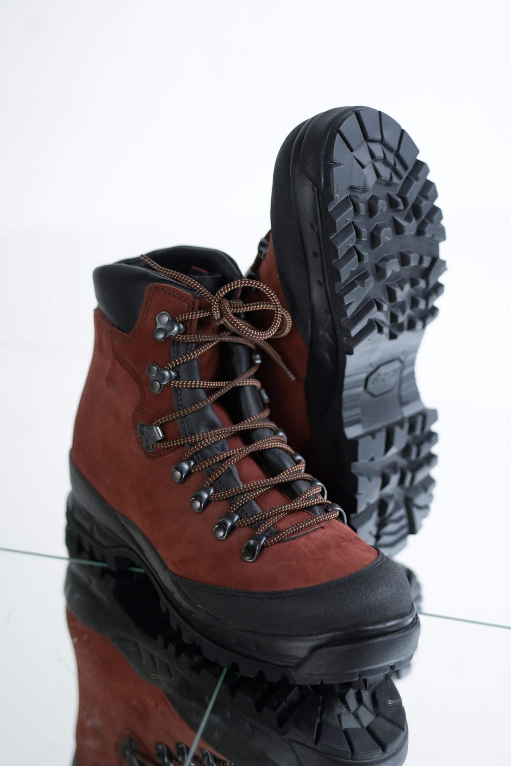553P Rosso Aragosta Hiking Boots