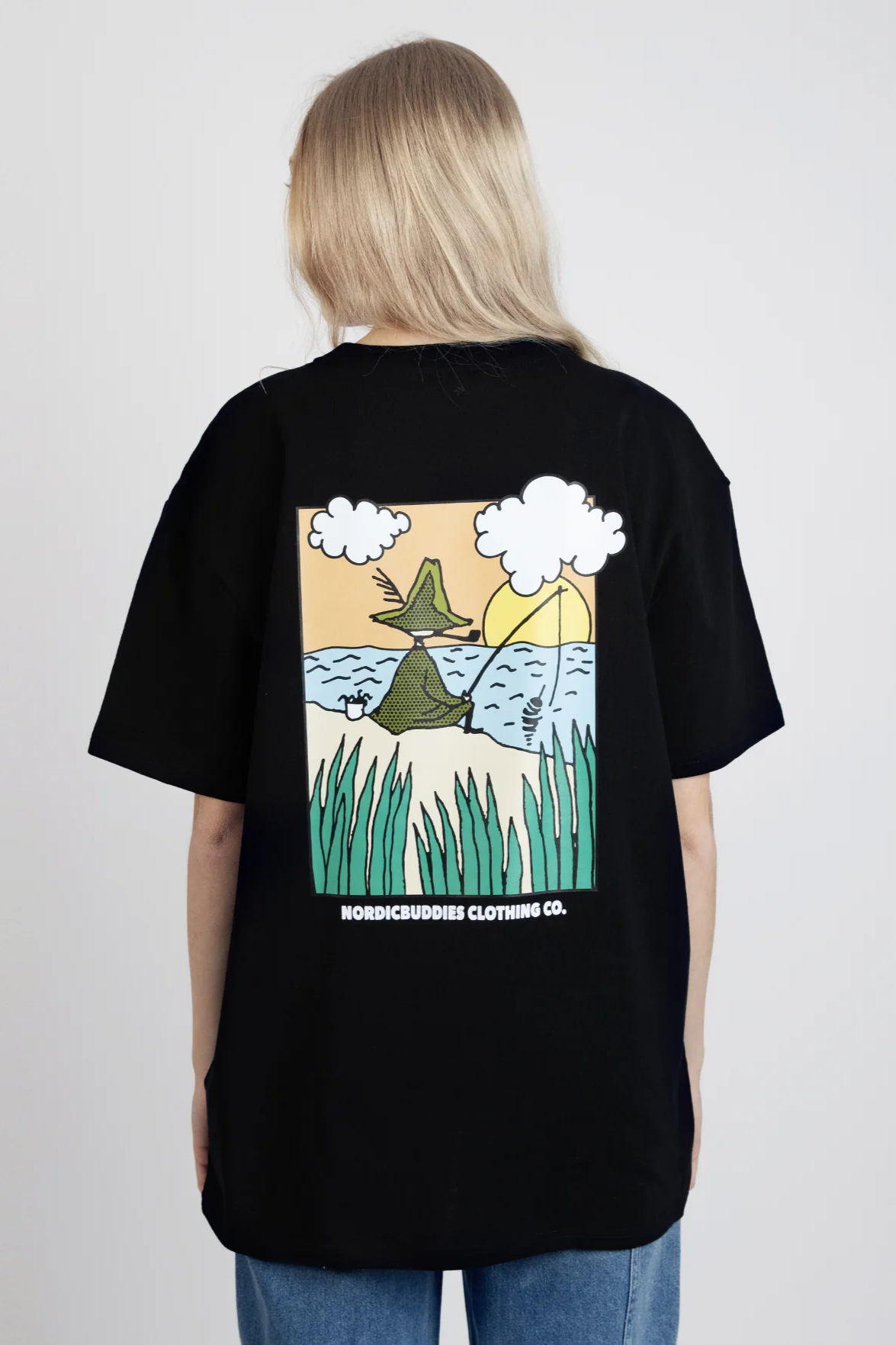 Unisex marškinėliai | Snufkin Fishing