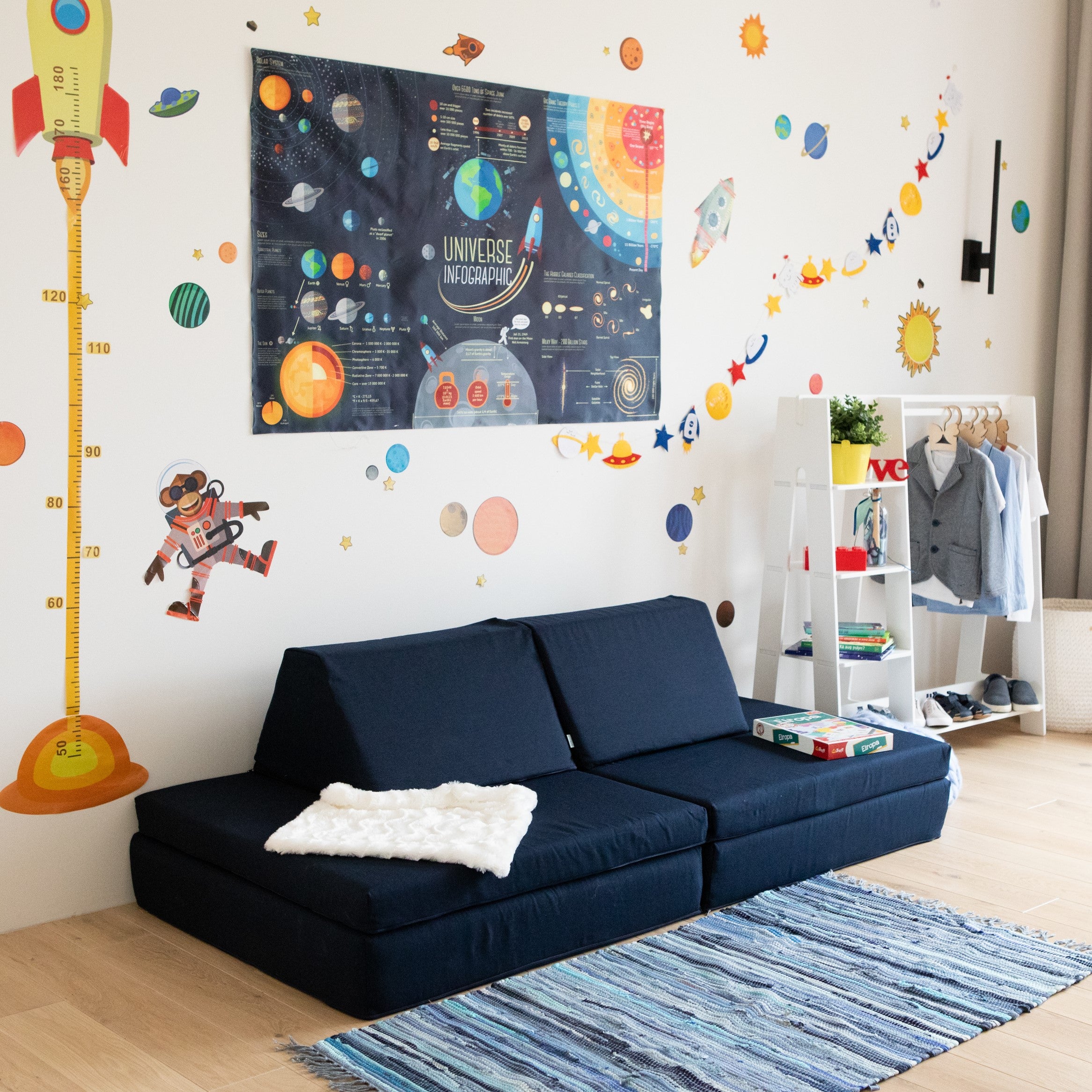 Čiužinių rinkinys | Activity Play Navy Blue