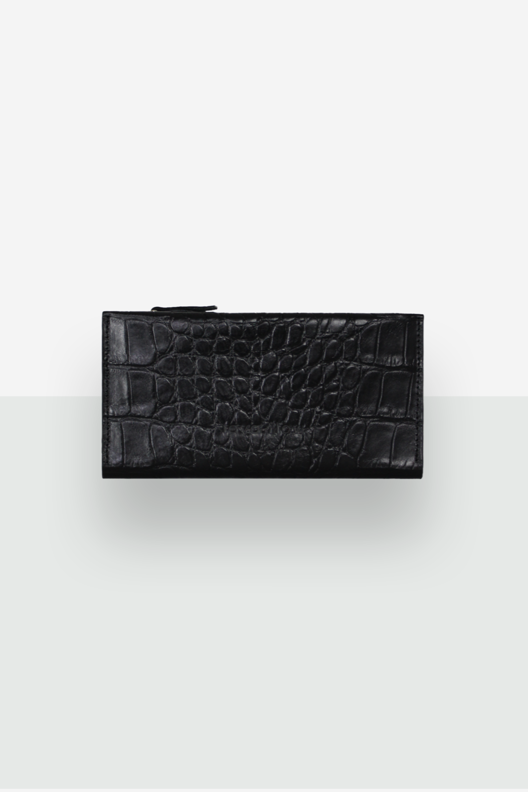 Classic Leather Wallet TAAL - Black Croco