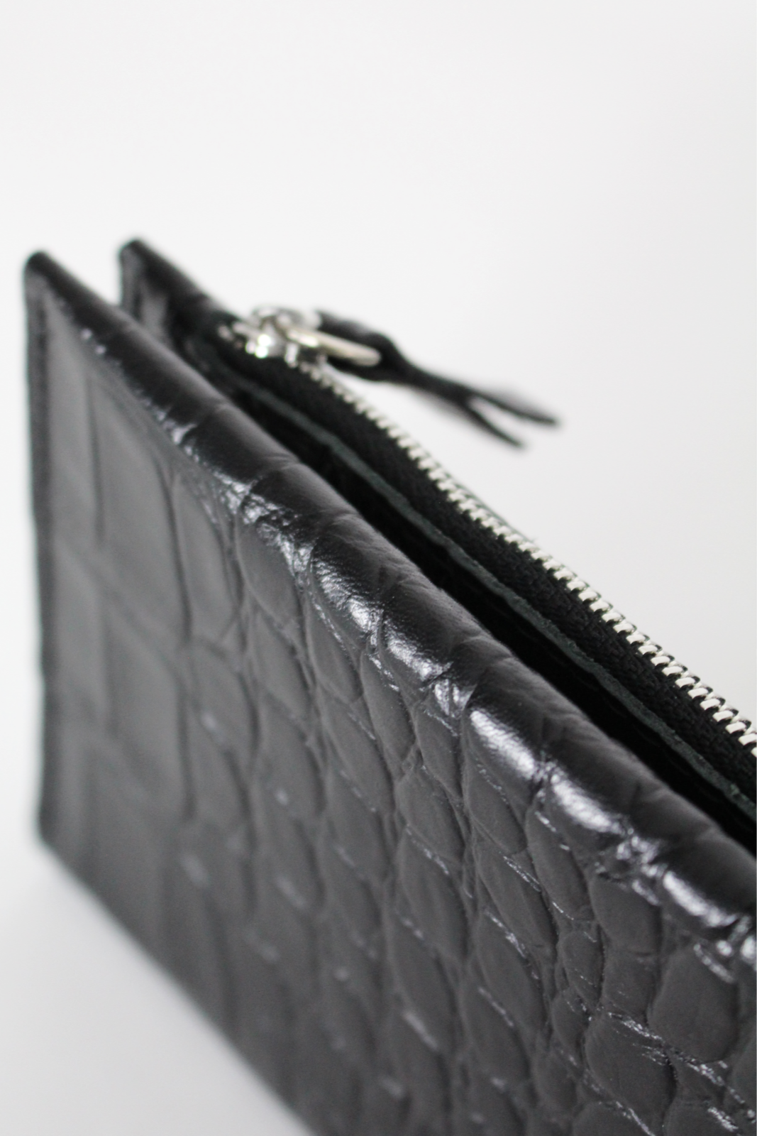 Classic Leather Wallet TAAL - Black Croco