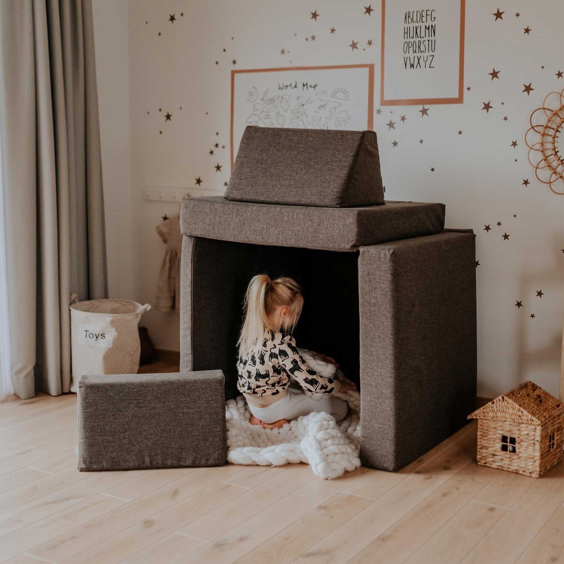 Čiužinių rinkinys | Activity Play Dark Brown