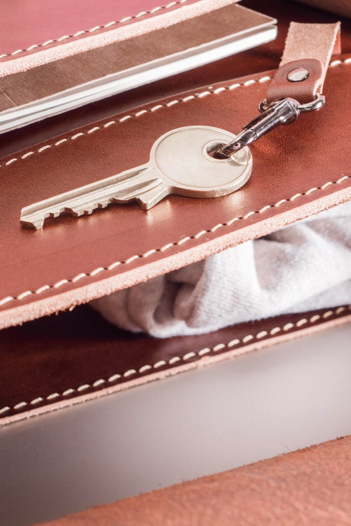 Puiki didelė kuprinė | Cognac