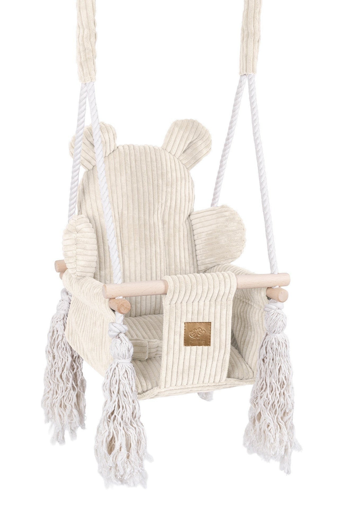 Indoor Baby Swing, Teddy - Ecru