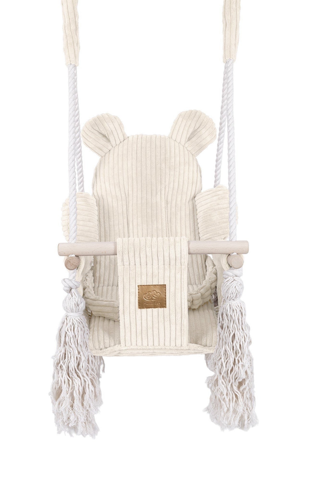 Indoor Baby Swing, Teddy - Ecru