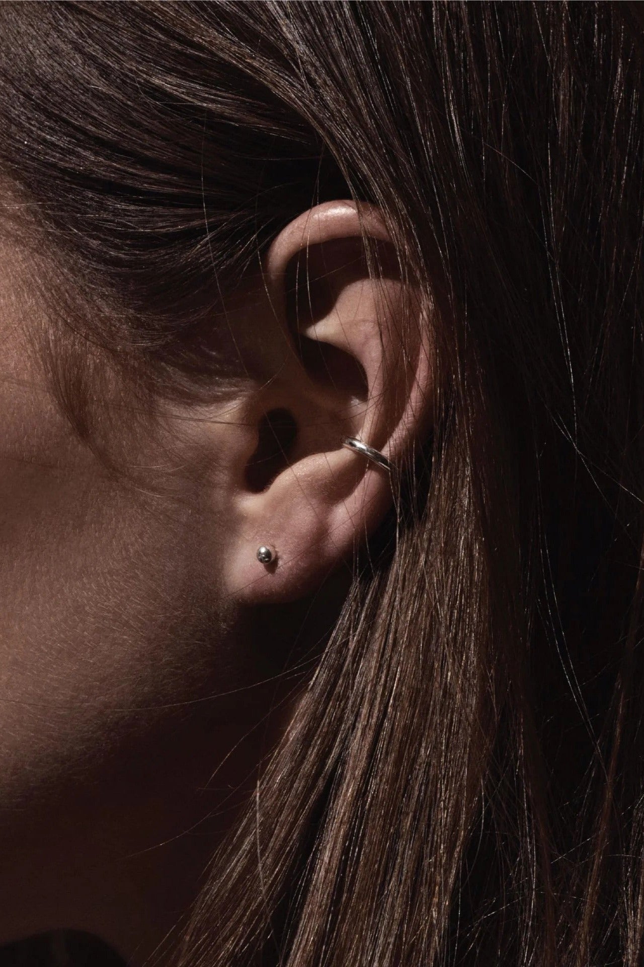 Line Ear Cuff - Silver
