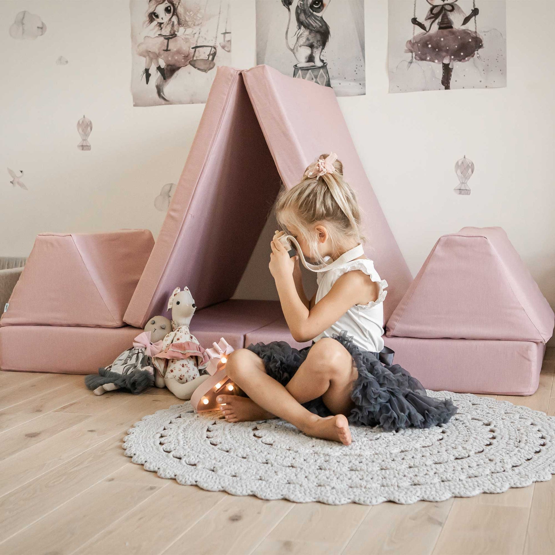 Čiužinių rinkinys | Activity Play Pink