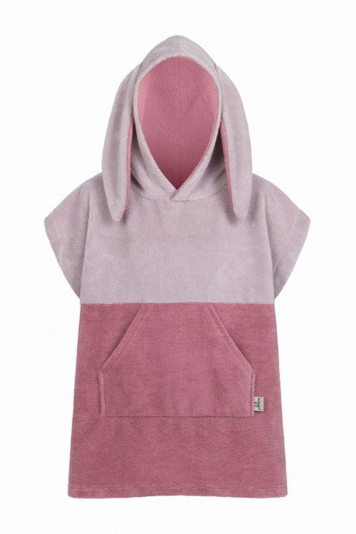 Surfbunny Kids Bath Poncho - Pink