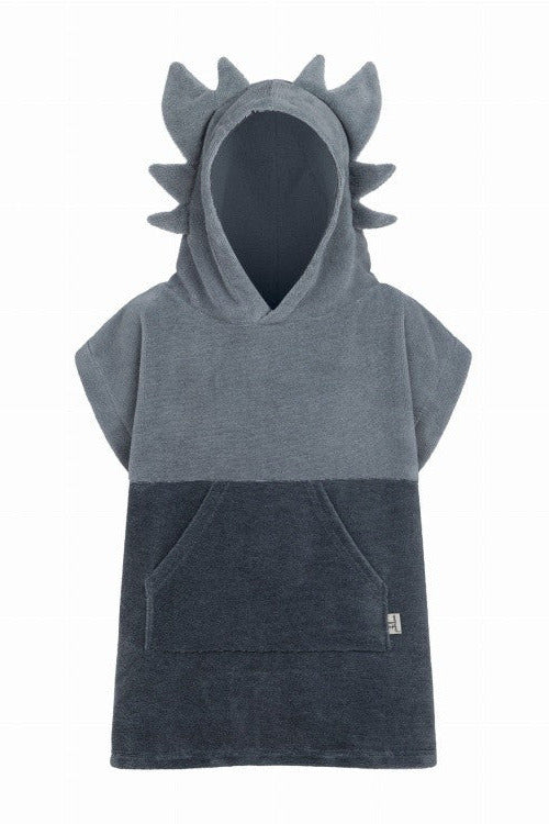 Surfdragon Kids Bath Poncho - Grey