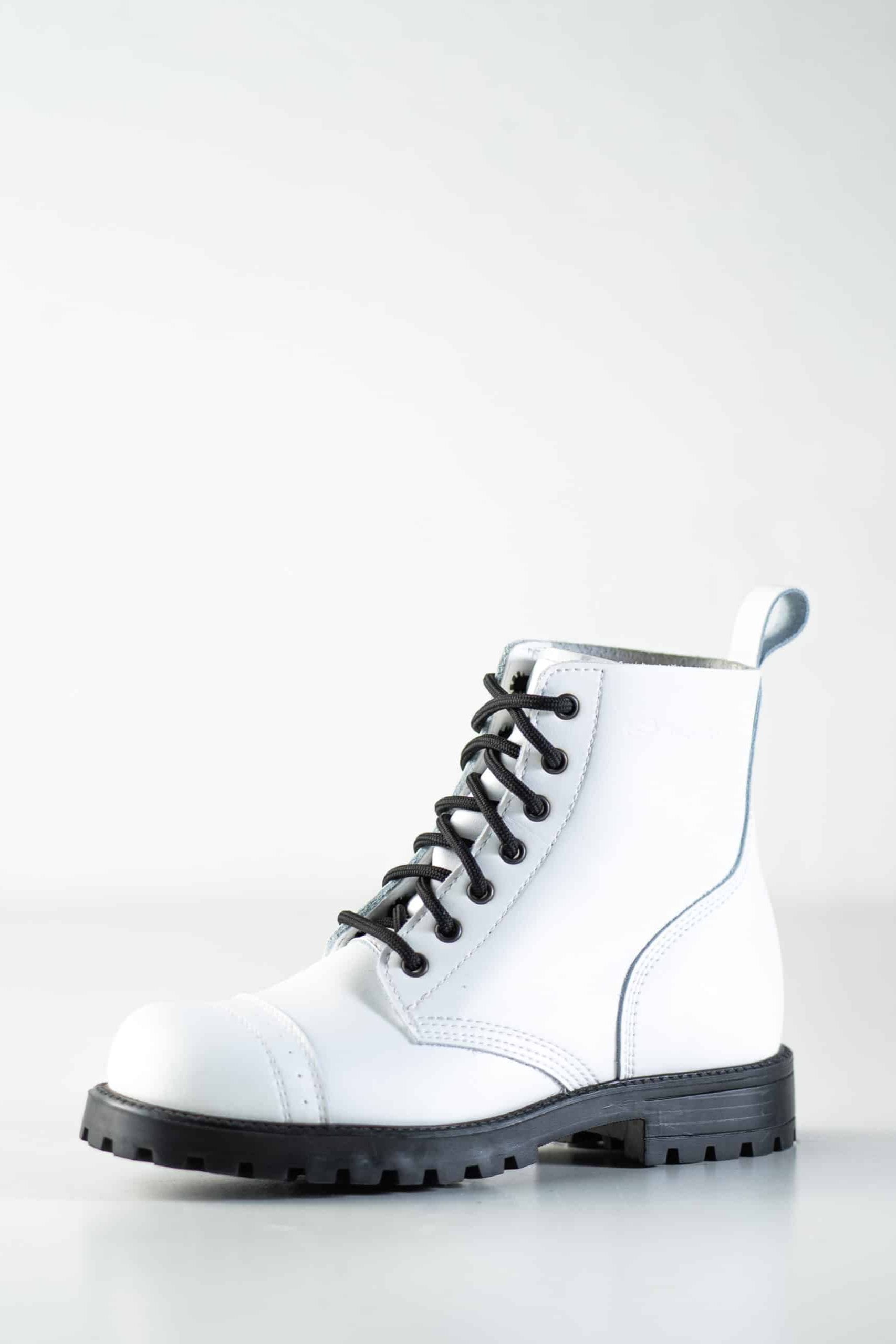 517 aka Aviator Boots - White