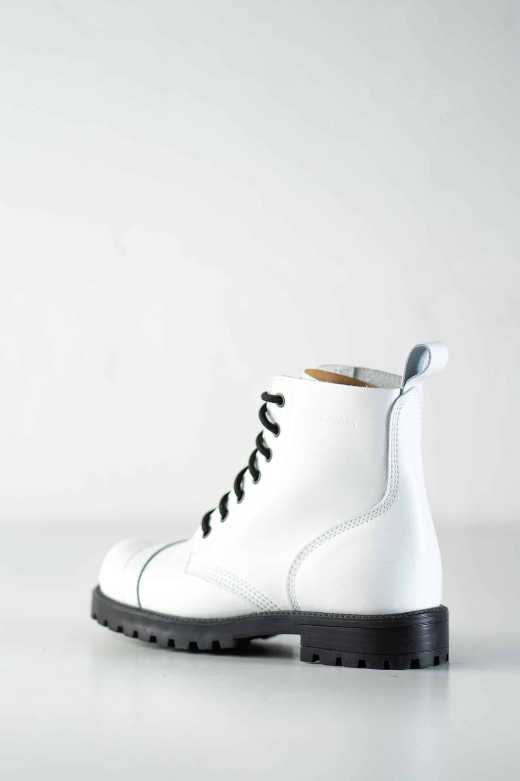 517 aka Aviator Boots - White