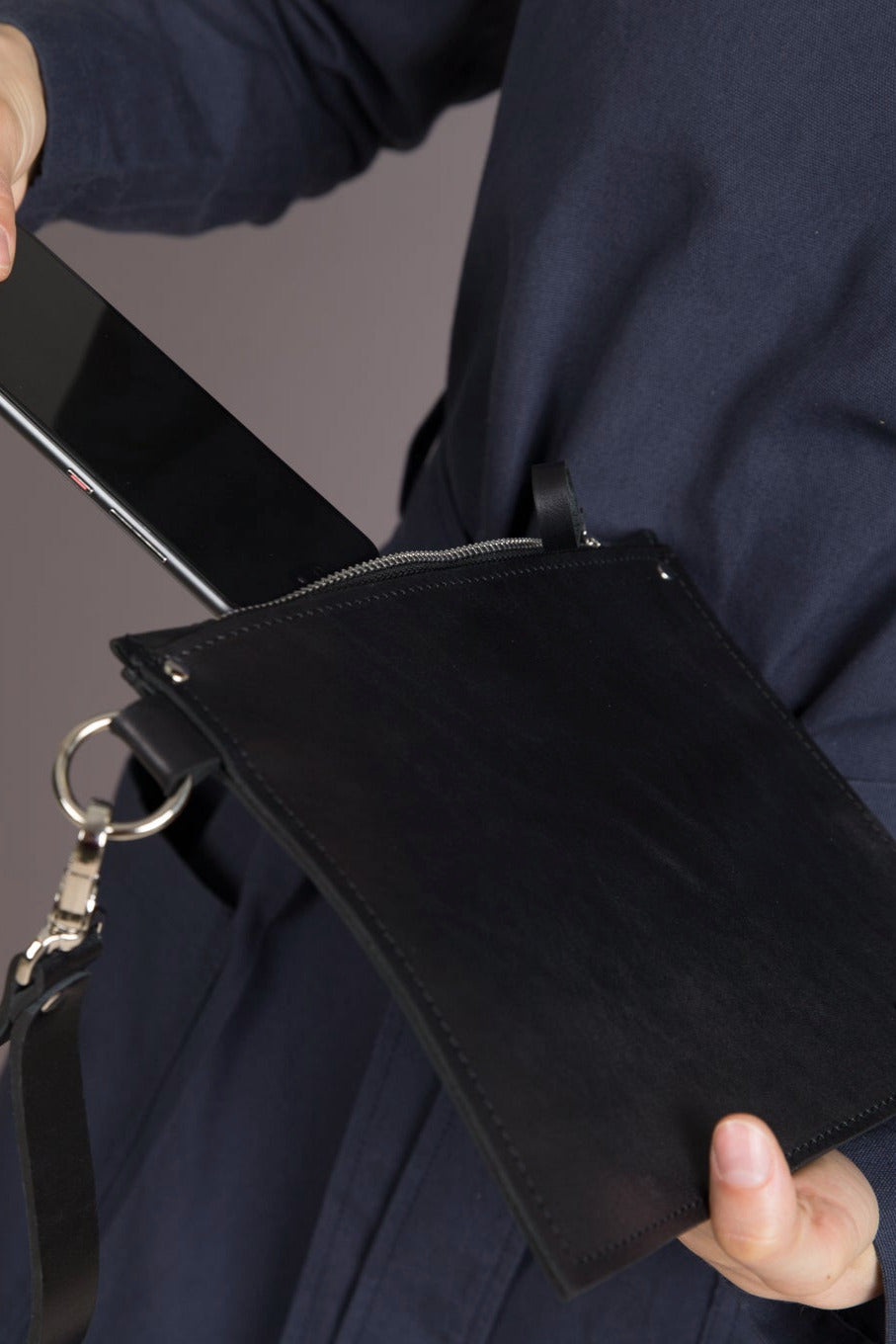 Clutch Nina With a Wrist Strap