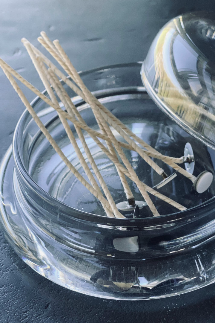 Extra Wicks for Powder Candle - 10 pieces, 7,5 cm