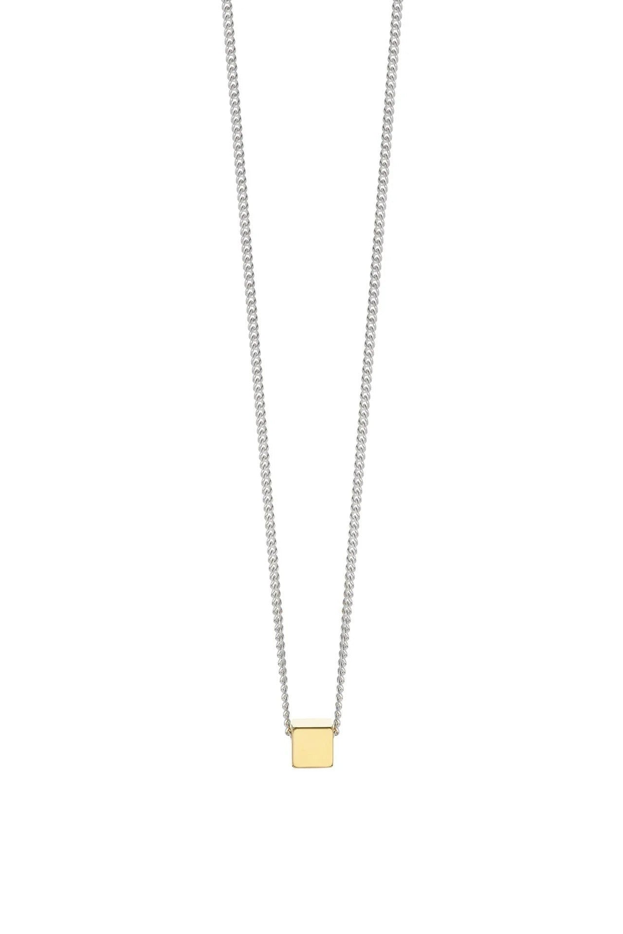 Box Necklace - Gold