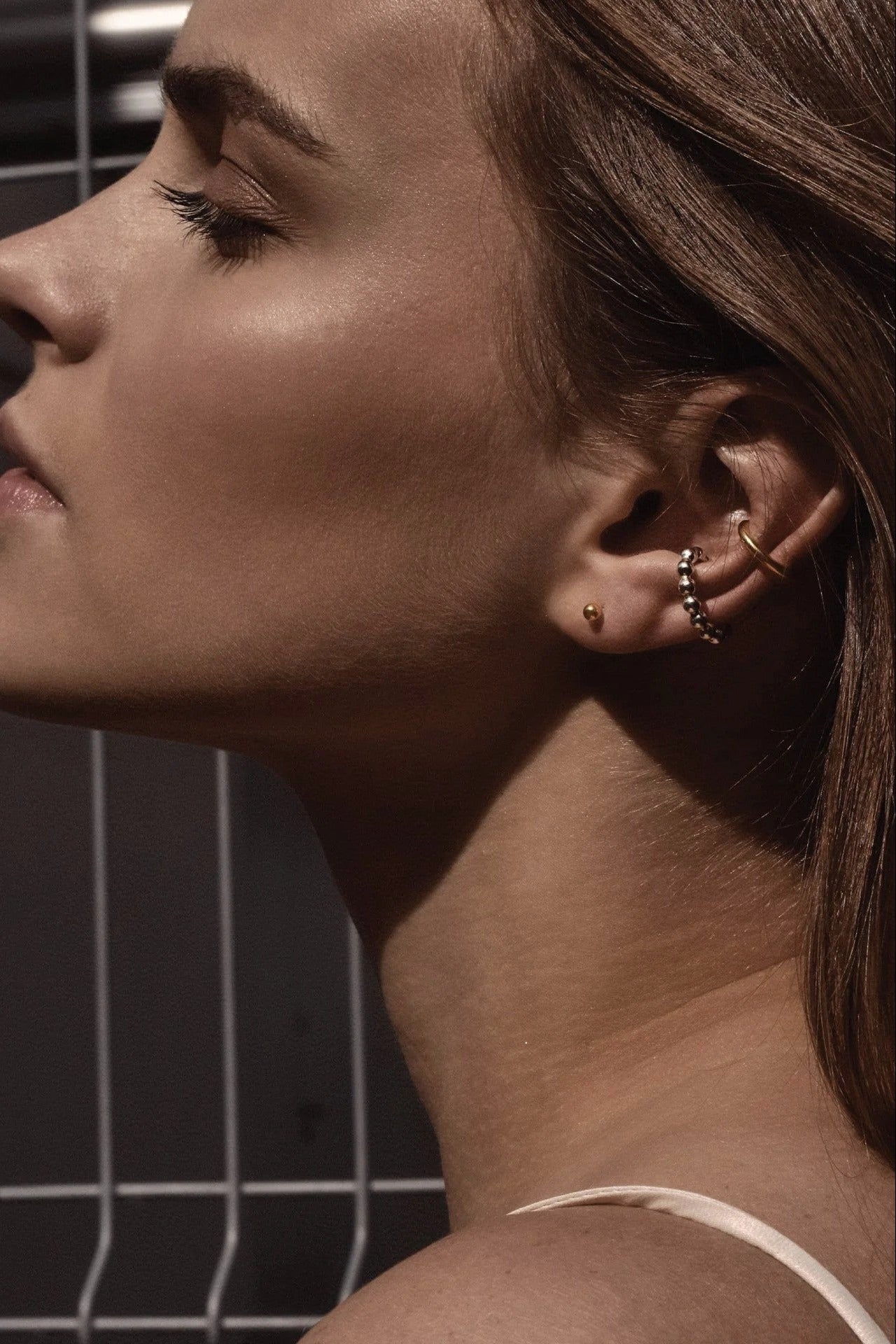 Pin Up Earrings - Gold