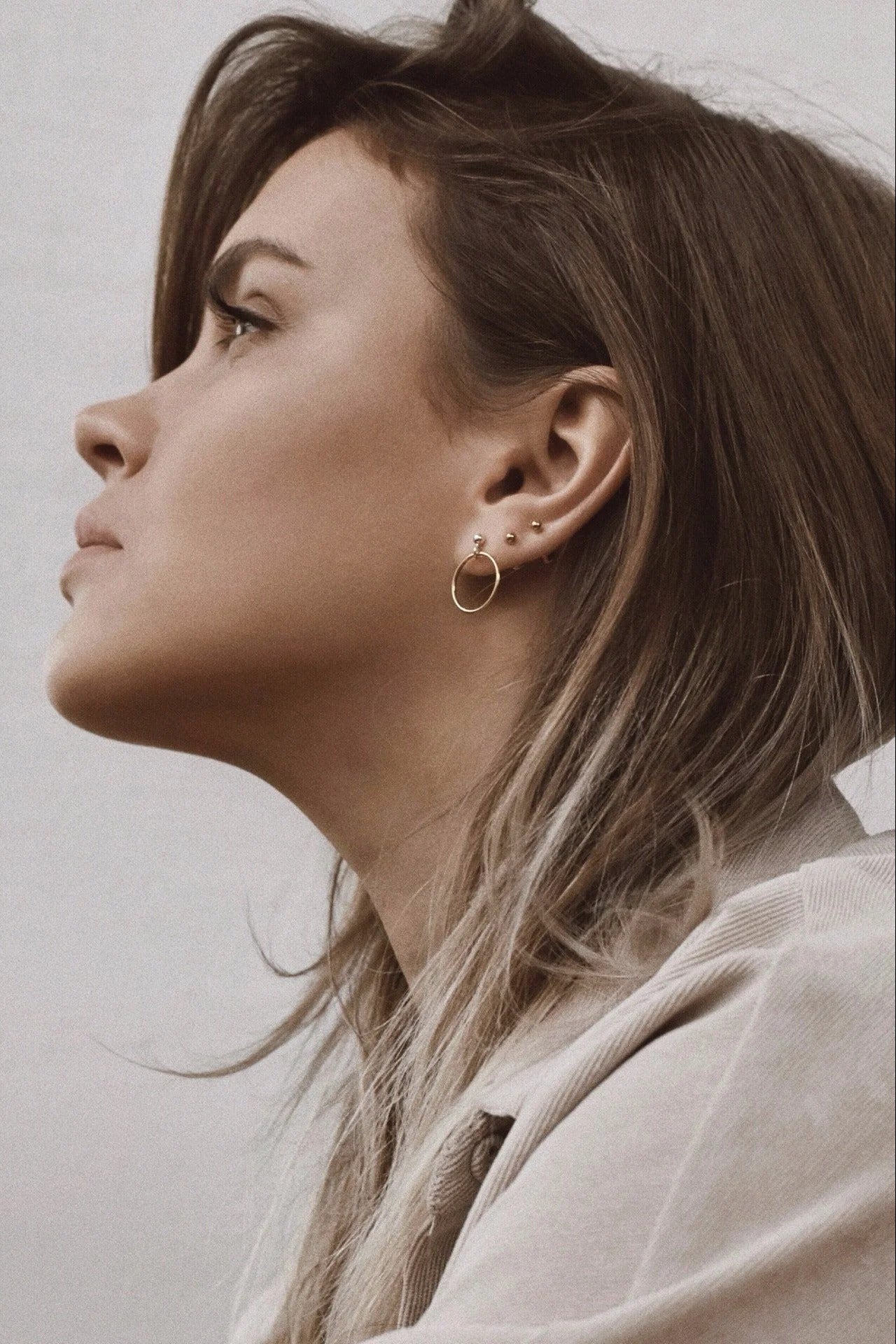 Pin Up Earrings - Gold