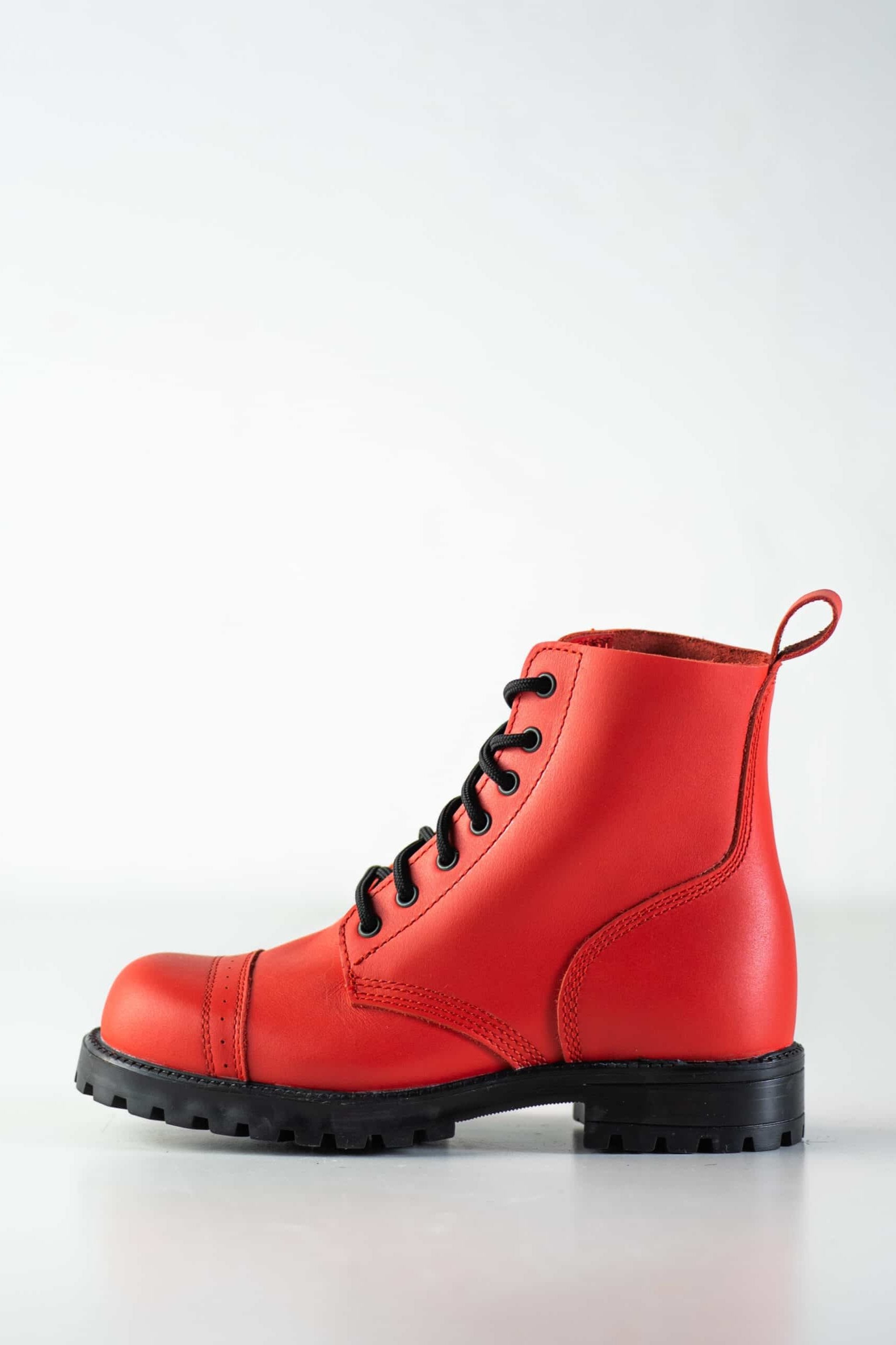 517 aka Aviator Boots - Red