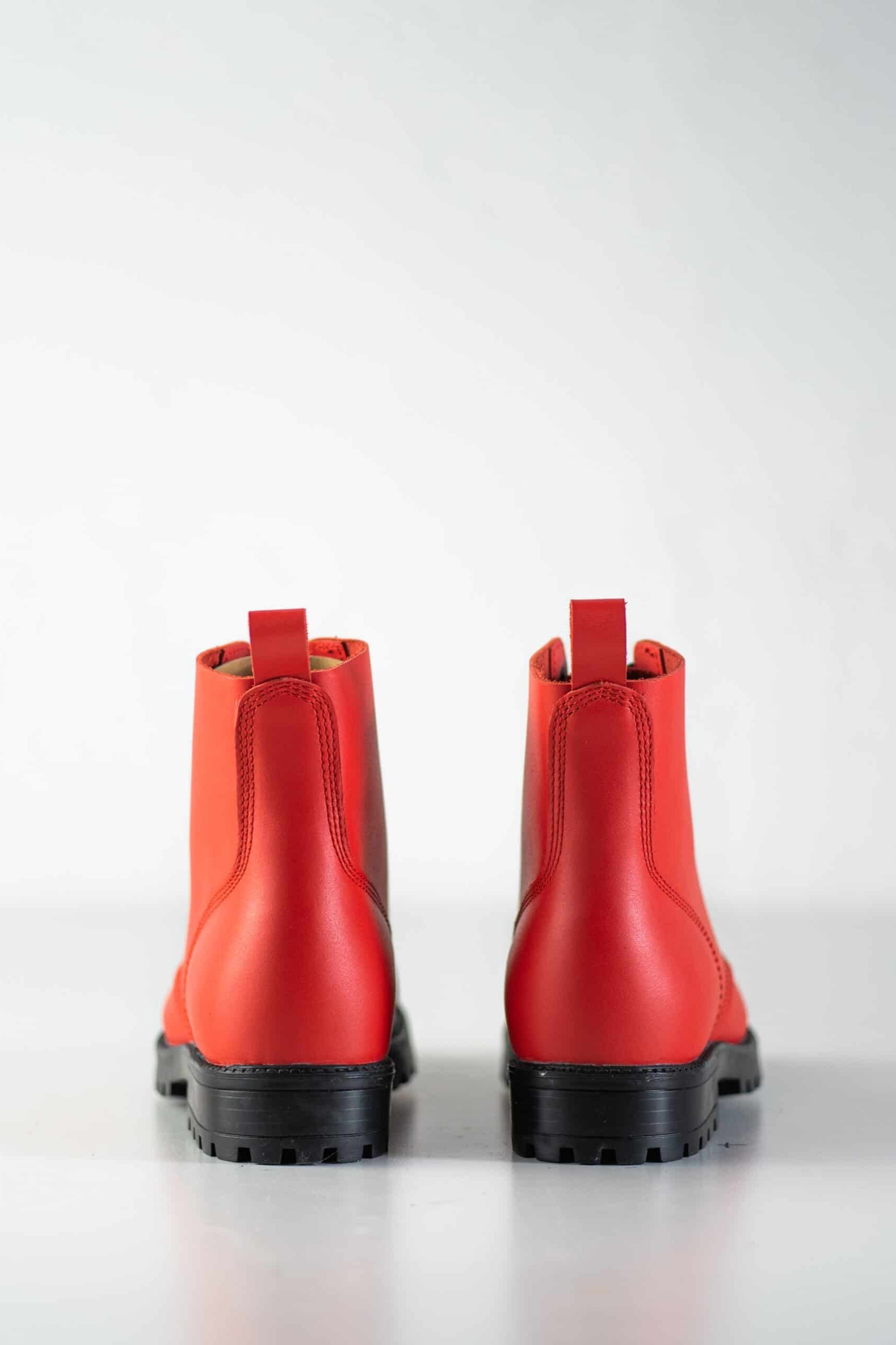 517 aka Aviator Boots - Red