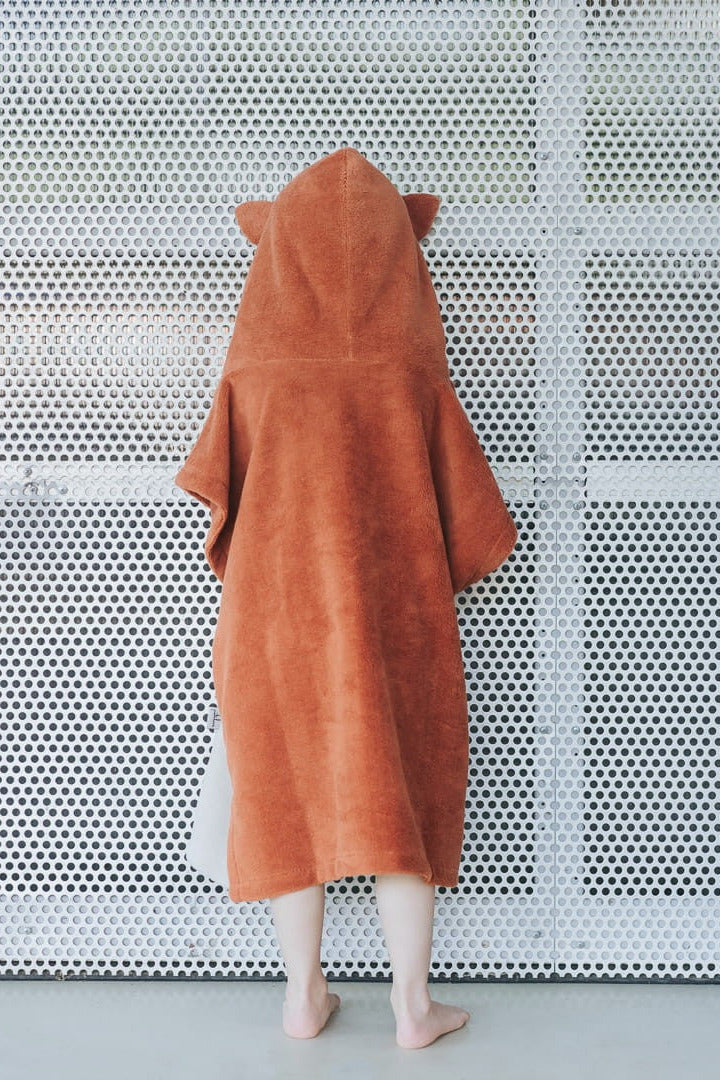 Surffoxy Kids Bath Poncho - Orange