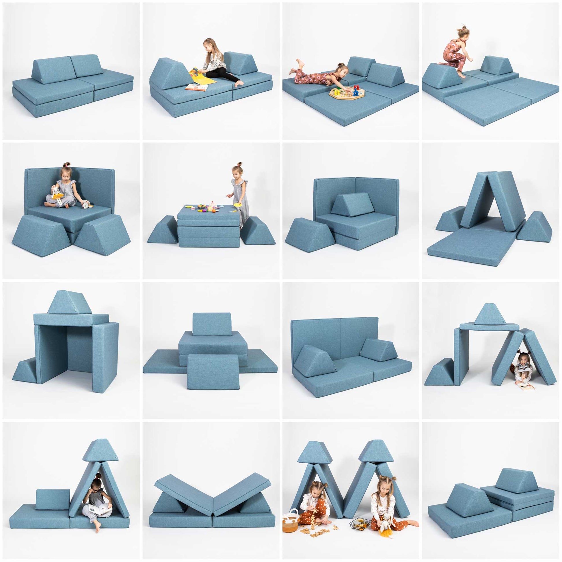Čiužinių rinkinys | Activity Play Turquoise